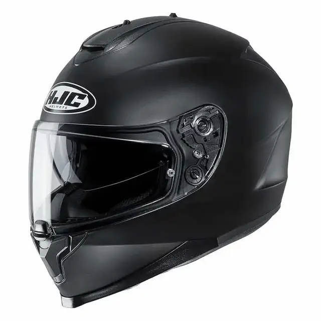 HJC C70 Motorsykkel Hjelm S Matt sort - Polykarbonat 