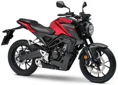 Honda CB125R 2026 Mat Pearl Diaspro Red