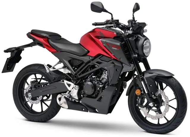 Honda CB125R 2026 Mat Pearl Diaspro Red 