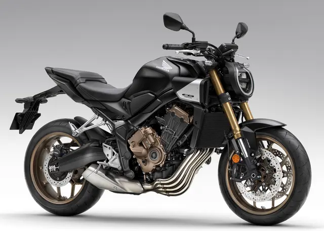Honda CB650R 2025 MATT GUNPOWDER BLACK METALLIC 
