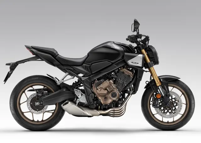 Honda CB650R 2025 MATT GUNPOWDER BLACK METALLIC 