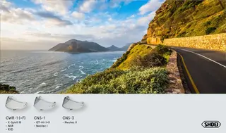 Shoei CNS3 Medium Sotet Visir Sheoi Neotec 2