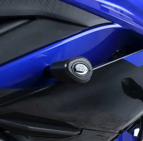 R&amp;G Velteklosser Aero Sort Yamaha YZF-R25 &#39;19- &amp; YZF-R3 &#39;19-