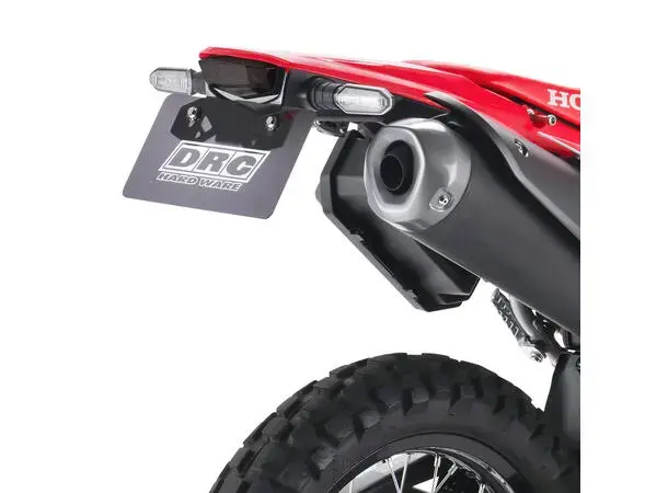 DRC Baklykt med skiltholder Honda CRF300L/250L, Rally, Sotet 