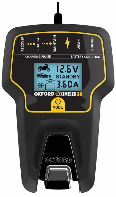 Oxford Oximiser 3X Lithium Lader Batterilader til 12V Batterier 