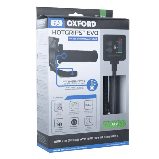 Oxford Hotgrips EVO ATV Thermistorstyring av varmen 