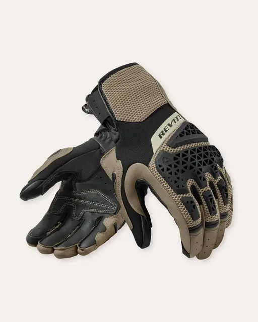 REV'IT! Sand 5 Hansker Sand Gray S Ventilerte, korte adventurehansker 