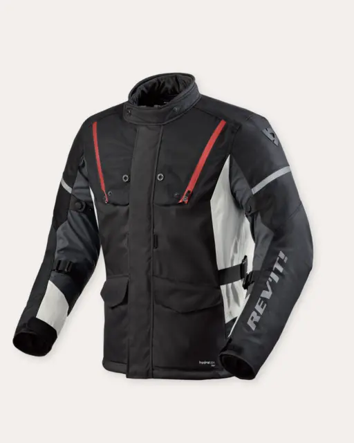 REV'IT! Horizon 3 H2O Jakke Rød/Sort 2XL Laminert touringmodell 
