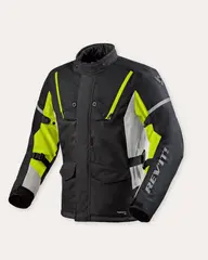 REV&#39;IT! Horizon 3 H2O Jakke Sort/gul L Laminert touringmodell