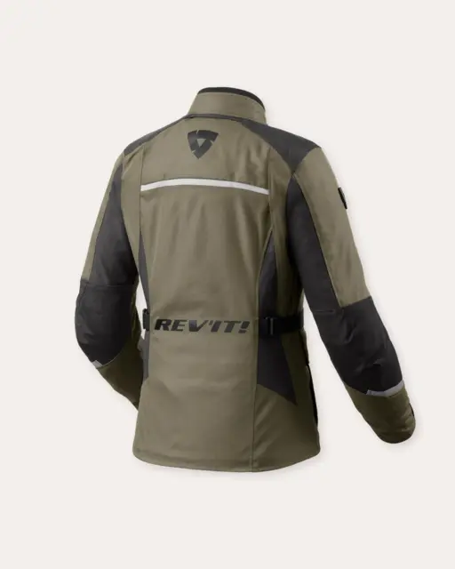 REV'IT! Voltiac 3 H2O Dame Grønn/sort 44 Vanntett jakke 