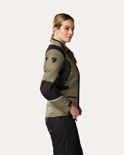 REV'IT! Voltiac 3 H2O Dame Grønn/sort 44 Vanntett jakke 