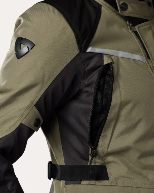 REV'IT! Voltiac 3 H2O Dame Grønn/sort 44 Vanntett jakke 