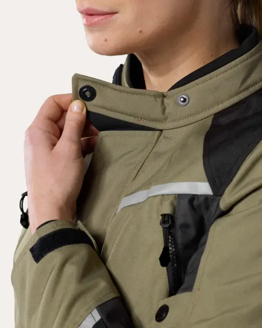 REV'IT! Voltiac 3 H2O Dame Grønn/sort 44 Vanntett jakke 