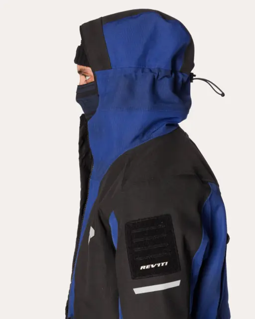 REV'IT! Tectonic H2O Jakke Sort/blå L 3-lags, vanntett 