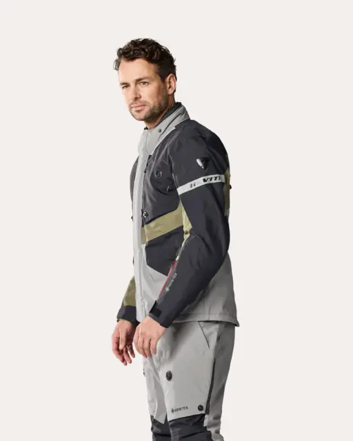 REV'IT! Neptune 3 GTX Jakke Grn/sort XL GORE-TEX adventure & touring 