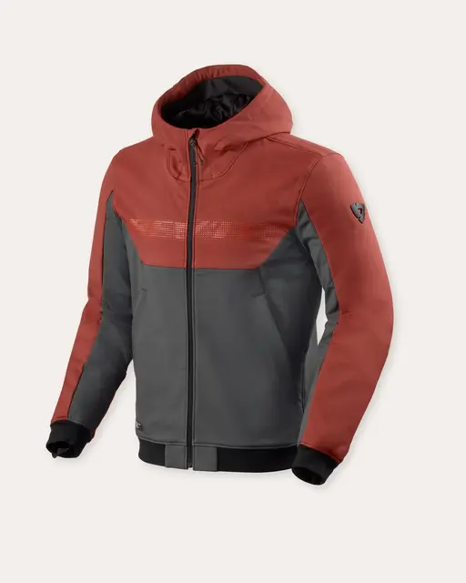 REV'IT! Parabolica 2 Jakke Rød S Hoodie med høy sikkerhet 