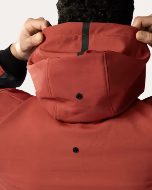 REV'IT! Parabolica 2 Jakke Rød S Hoodie med høy sikkerhet 