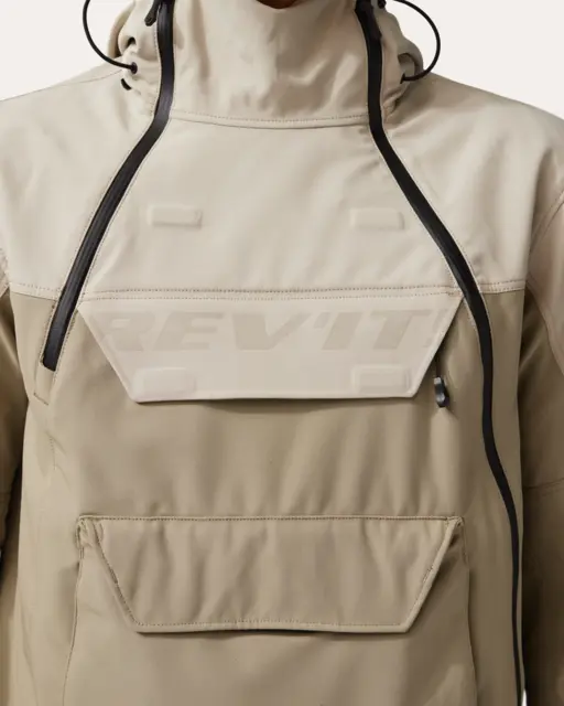 REV'IT! Altair H2O Jakke Sand grey XL Vanntett hettejakke 