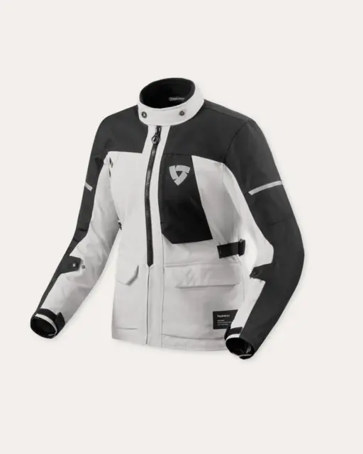 REV'IT! Convergent H2O Damejakke 34 Sølv/Sort 