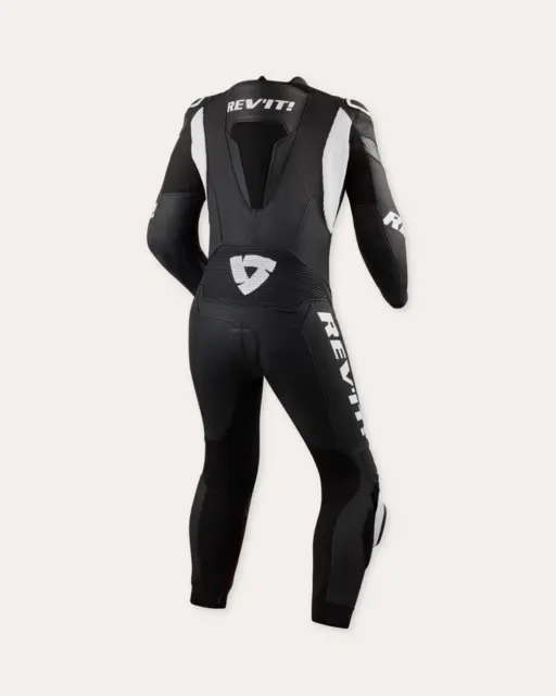 REV'IT! Argon 3 Skinndress 46 Sort/Hvit 