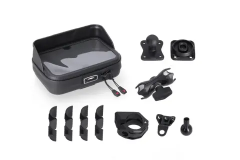 Sw-Motech GPS Monteringssett Universal GPS Festesett med Navi Case