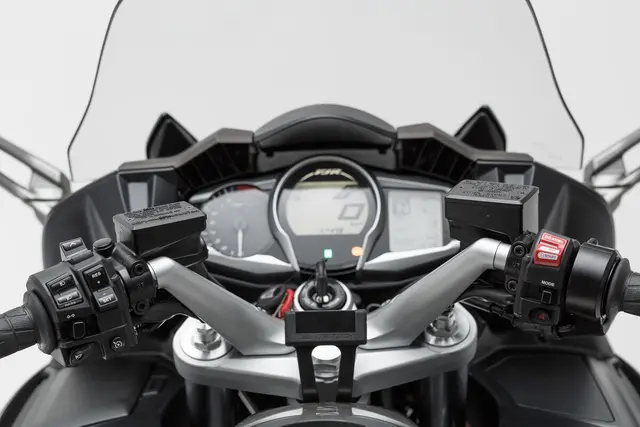 Sw-Motech GPS mount for handlebar Black. Yamaha FJR 1300 (04-). 