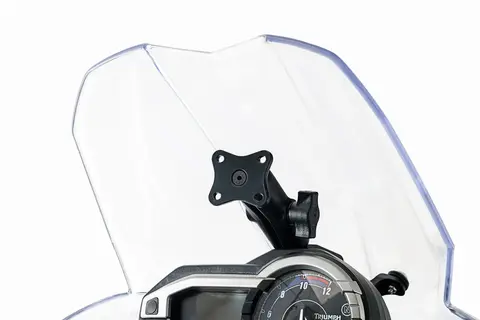 Sw-Motech GPS mount for cockpit Black. Triumph Tiger 800/800 XC, XR (10-