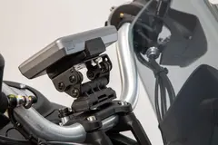 Sw-Motech GPS mount for handlebar Black. Moto Guzzi V85 TT (19-).
