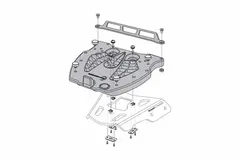 Sw-Motech Adapter Kit Alu-Rack Givi/Kappa Monolock