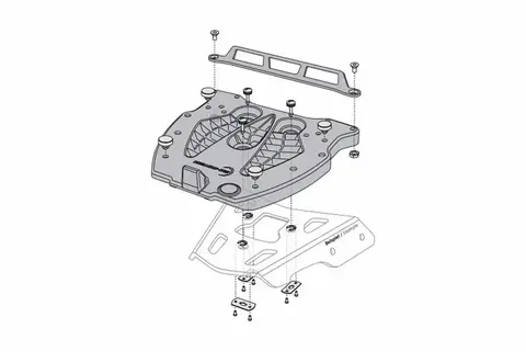 Sw-Motech Adapter Kit Alu-Rack Givi/Kappa Monolock