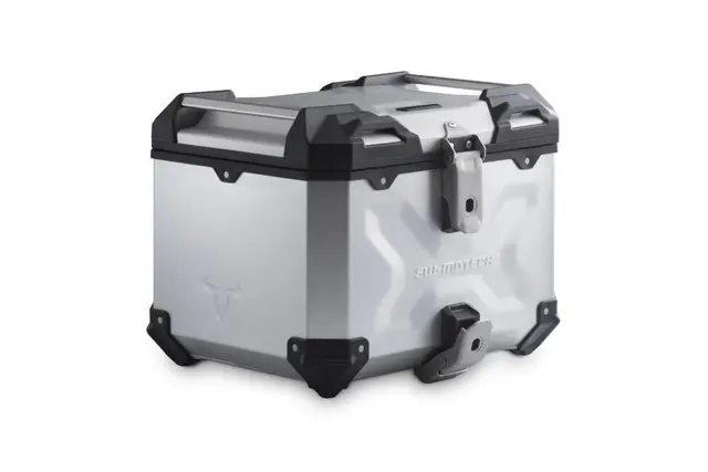 Sw-Motech TRAX ADV top case system Silver. Suzuki GSF 600 / 650 / 1200 / 12 