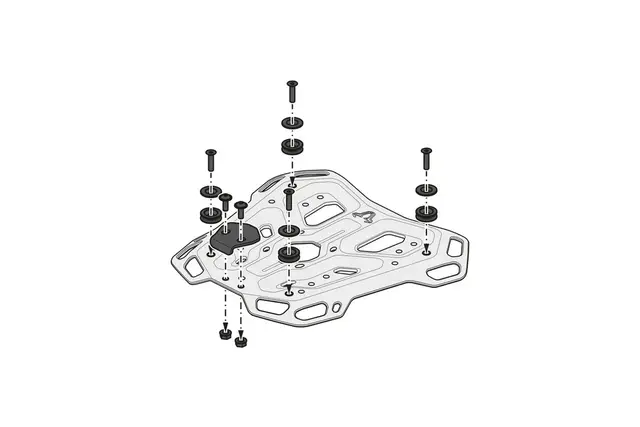 SW-Motech Adventure Rack Ekstremt robust feste til toppboks 