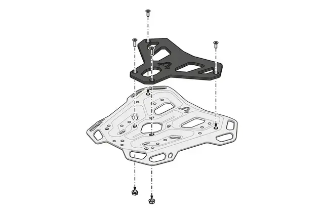 SW-Motech Adventure Rack Ekstremt robust feste til toppboks 