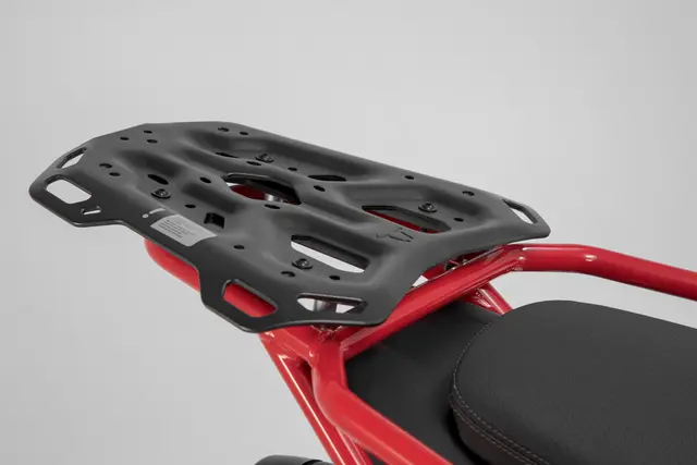 Sw-Motech TRAX ADV topcase system Silver. Moto Guzzi V85 TT (19-). 