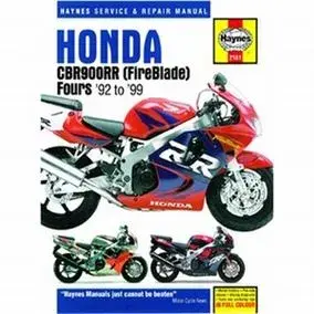 Haynes Bok Honda Cbr 900 Rr (93-99)