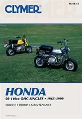 Clymer Bok M310, Honda 50-110 Ohc Single