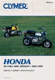 Clymer Bok M310, Honda 50-110 Ohc Single