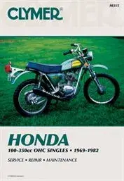 Clymer Bok M315, Honda Cb100-Xl350 69-82