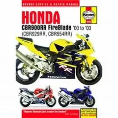 Haynes Bok Honda Cbr900Rr 929/954Cc 00-0