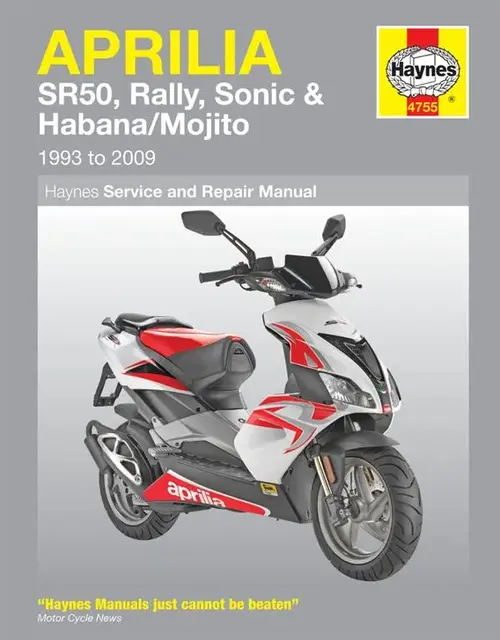 Haynes Bok Aprilia Sr50, Rally, Sonic, H 