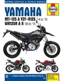 Haynes bok Yamaha MT-125, YZF-R125 &amp; WR125