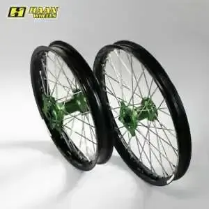 Haan Hjulsett KX250F/450F 2004-2021 Svart/Gr&#248;nn