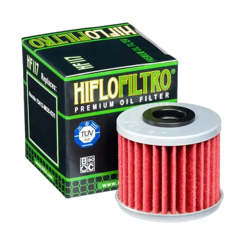 Hiflo oljefilter HF 117 Flere Honda + DCT mod