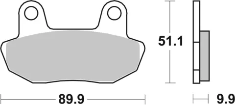 Brembo Street Carbon bremseklosser Foran
