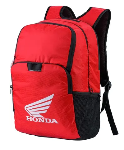 Honda Ryggsekk Rød ryggsekk med stor Honda logo