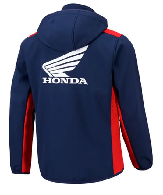 Honda Racing Jakke M Marineblå jakke med Honda Racing design 