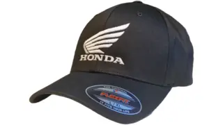 Honda Caps Svart caps med hvit Holda logo