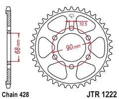 JT 48T Bakdrev Honda CB125R 2021