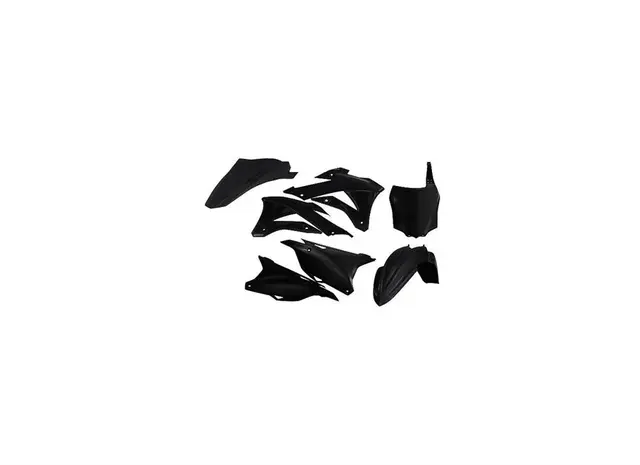 Ufo Plastsett Kx85 Black 14-16 