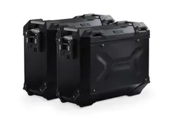 Sw-Motech TRAX ADV aluminium case system Black. 37/37 l. Honda NC700 S/X, NC750 S